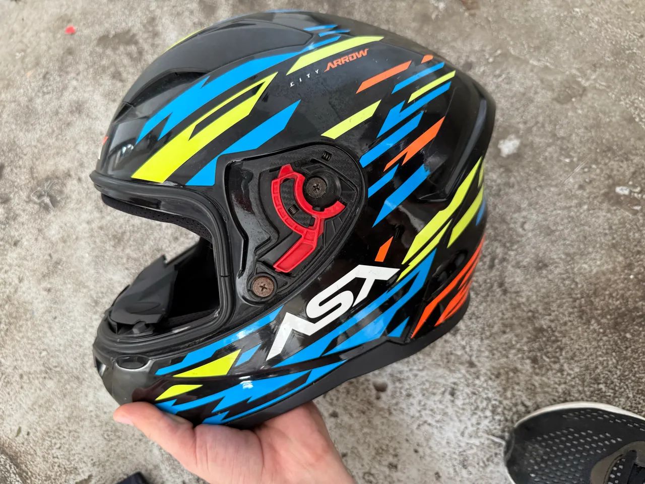 Kit Capacete e capa de chuva - Foto 3