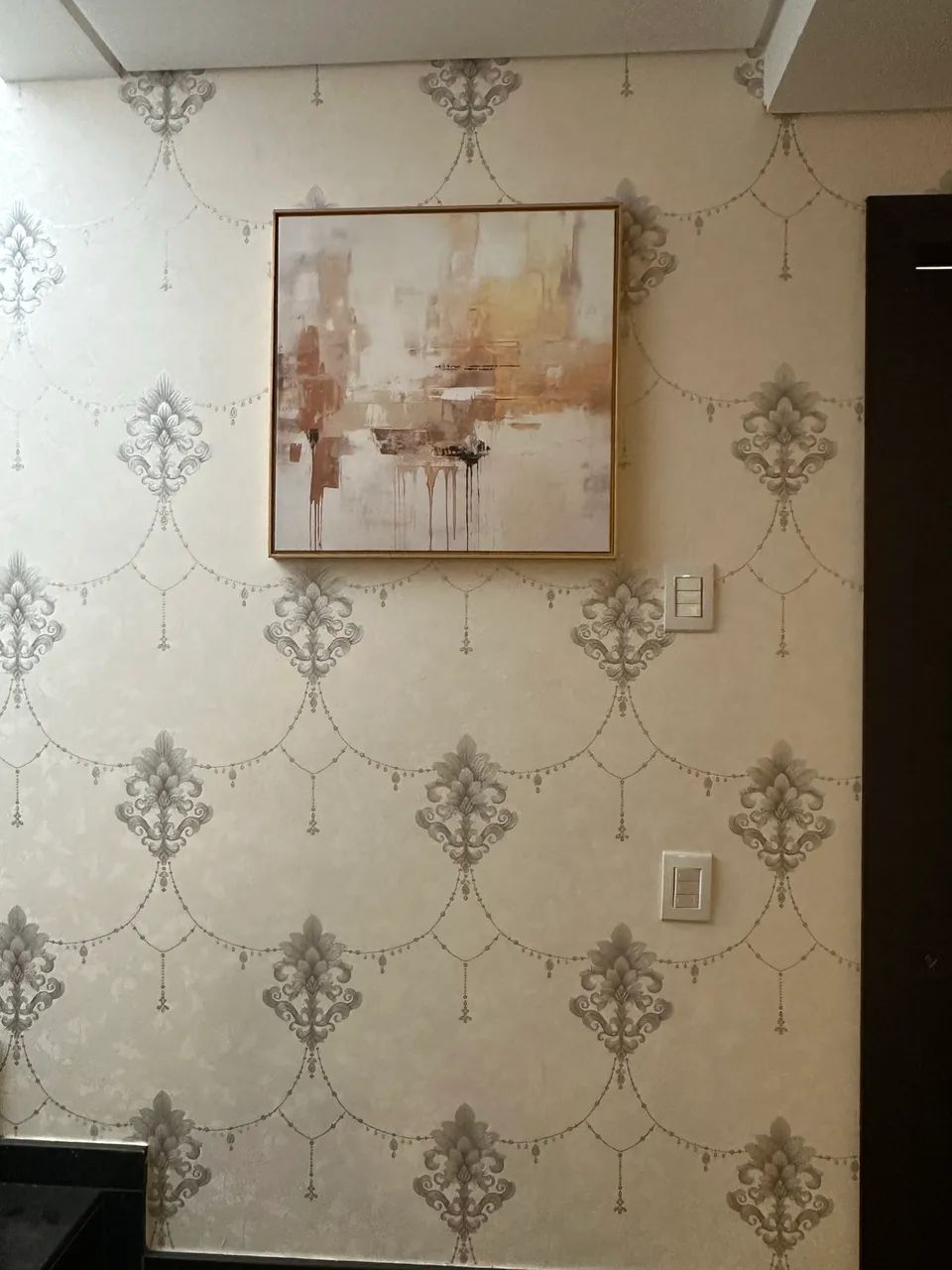 Quadros com moldura flutuante dourada  - Foto 3