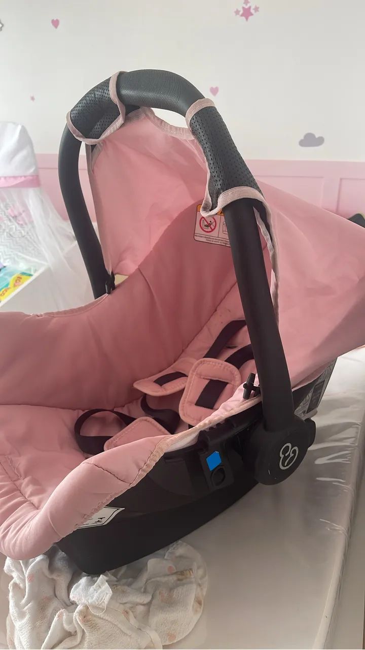 Bebê conforto rosa GALZERANO  - Foto 2