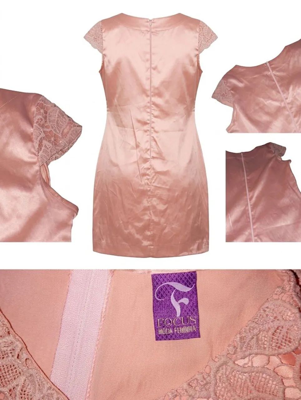 Vestido Rosa M floral  - Foto 3