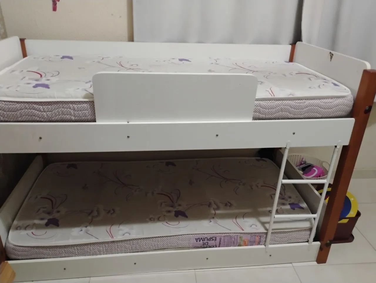 Beliche infantil com escorregador e colchão  - Foto 4