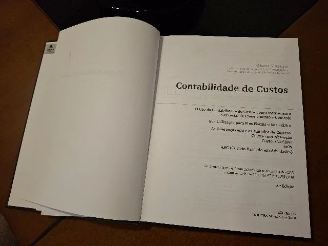Livro Contabilidade de Custos - Foto 3