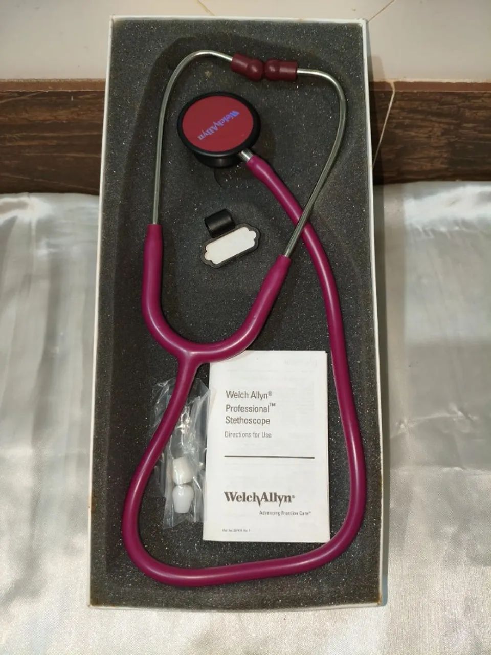 Estetoscópio Welch Allyn Professional Original Made in USA Completo + Caixa - Foto 2