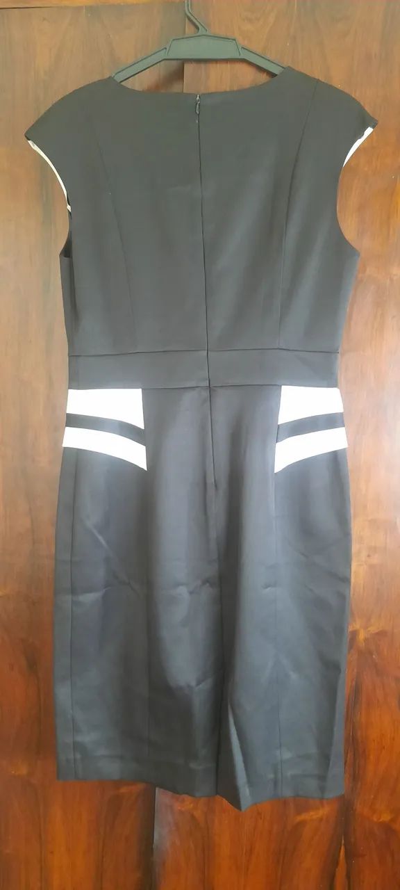 Vestido social PRETO E BRANCO - Foto 2