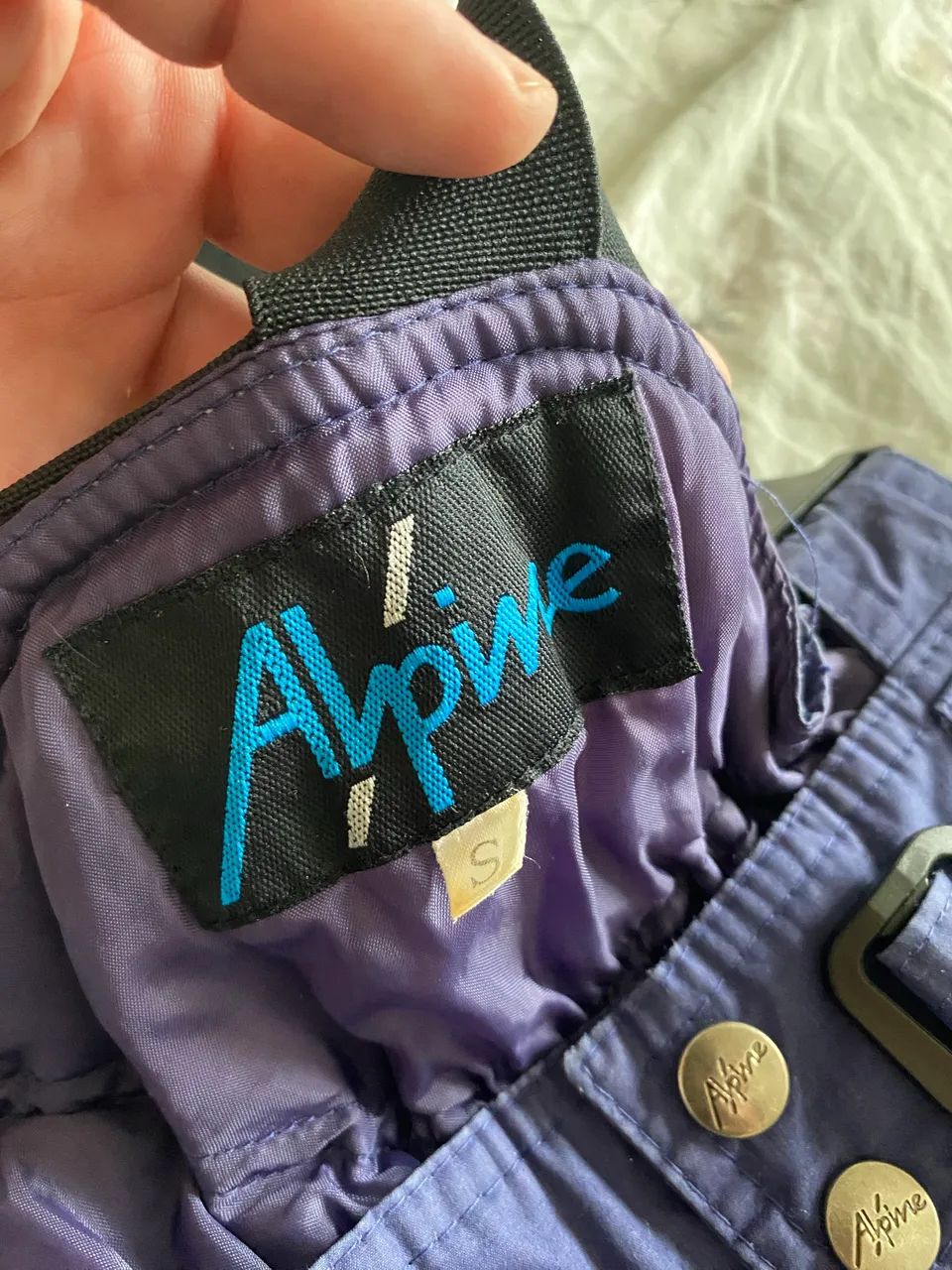 Calça de neve Alpine tamanho S