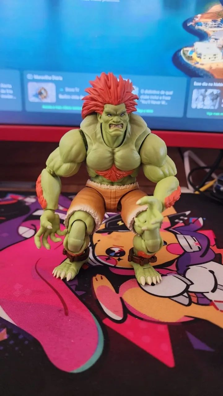 Boneco Blanka S.H.Figuarts Bandai Completo - Foto 2