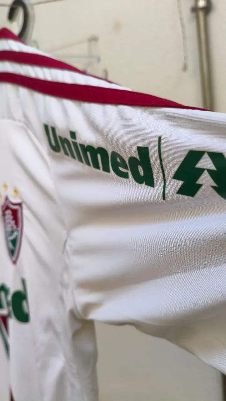 Camisa Adidas f Fluminense 2009 G branca  - Foto 3