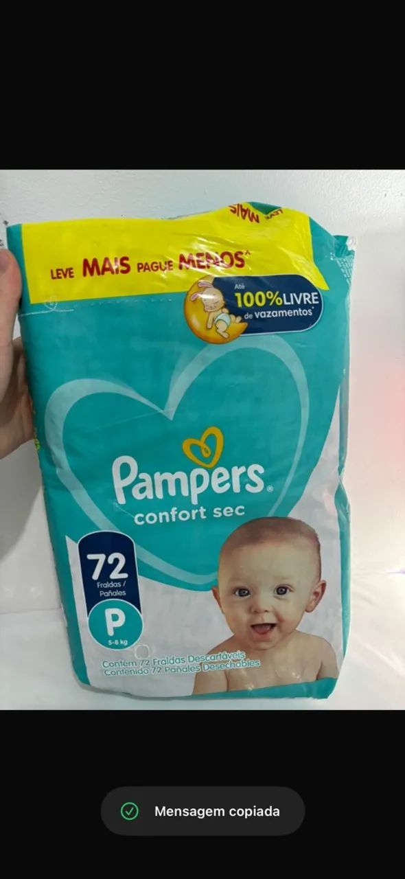 Fralda Pampers P