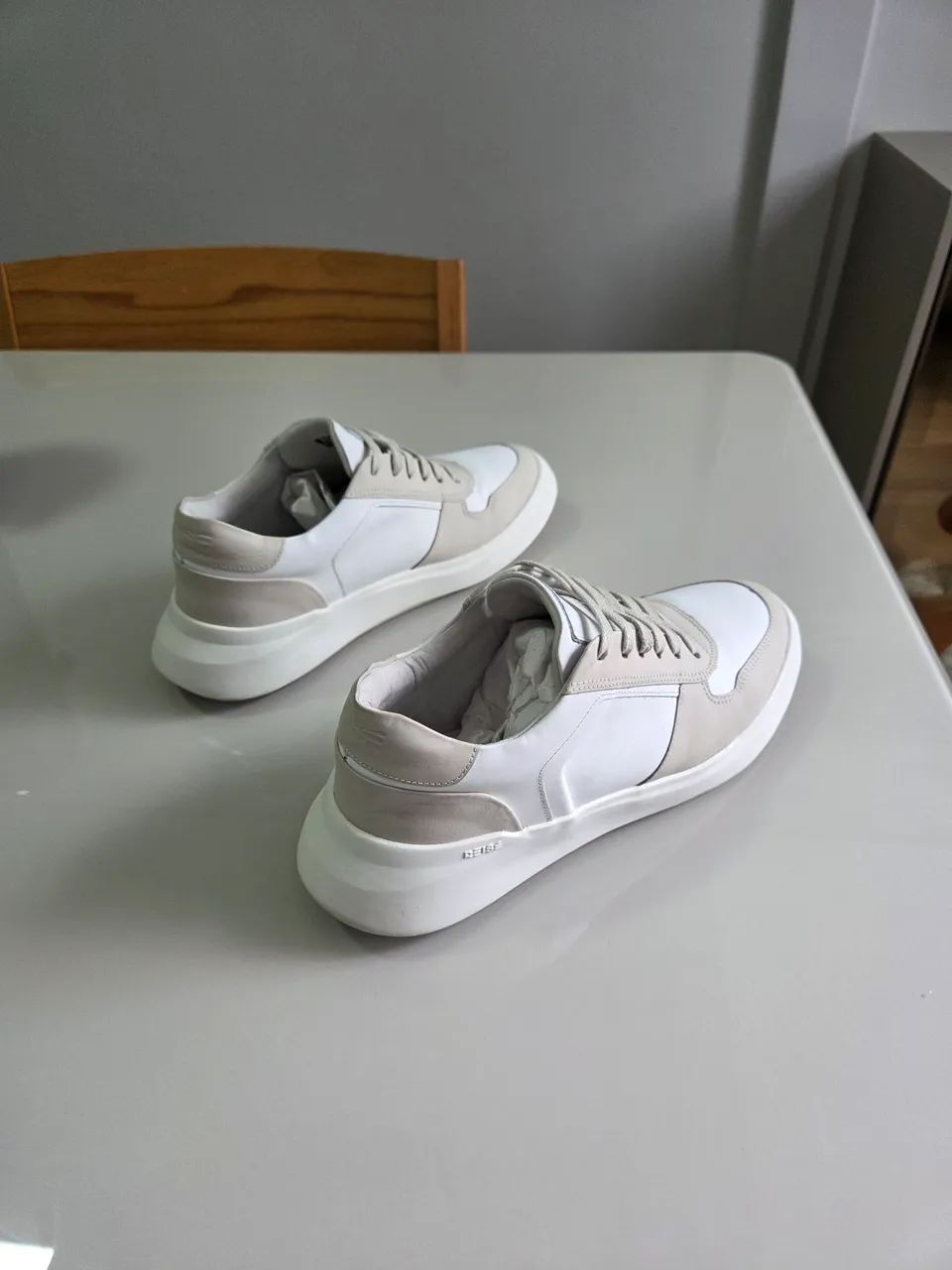 Tênis Rise Couro Off White Tam 41 - Foto 3