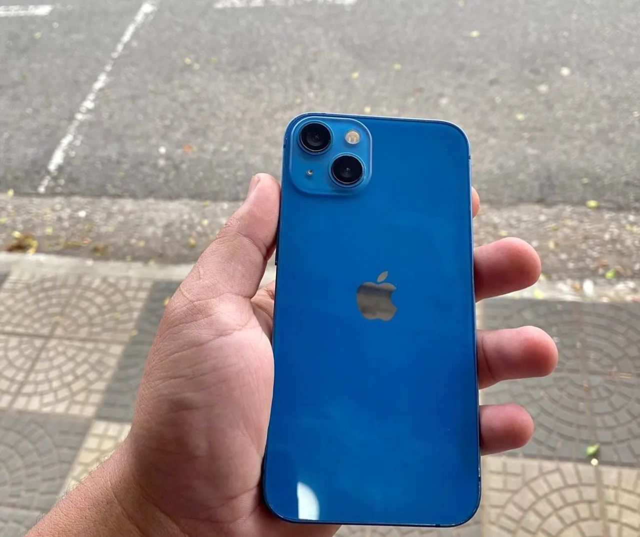 iPhone 13 512gb azul na garantia até 01/27 - Celulares e