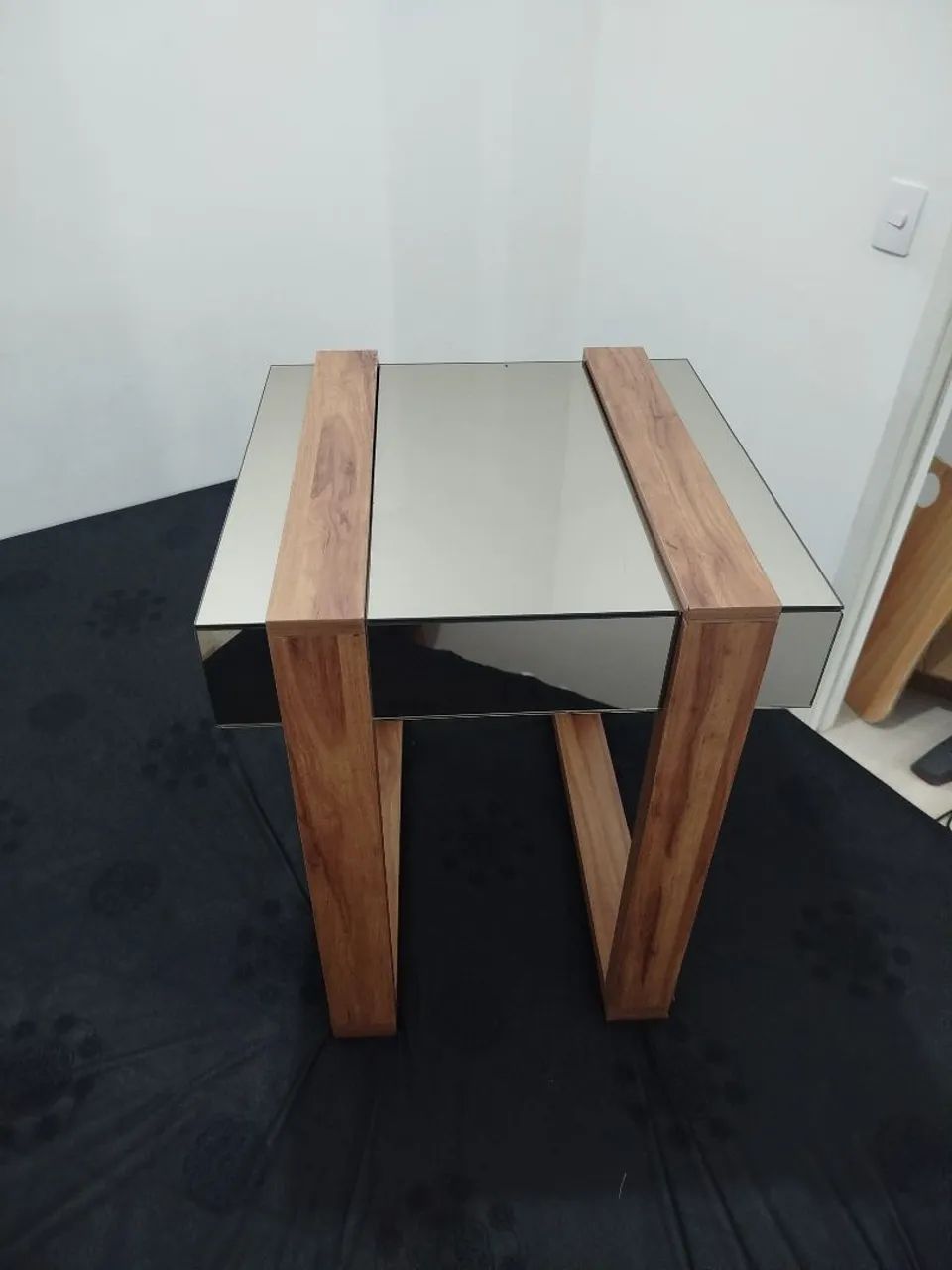 Mesinha elegante de vidro - Foto 4