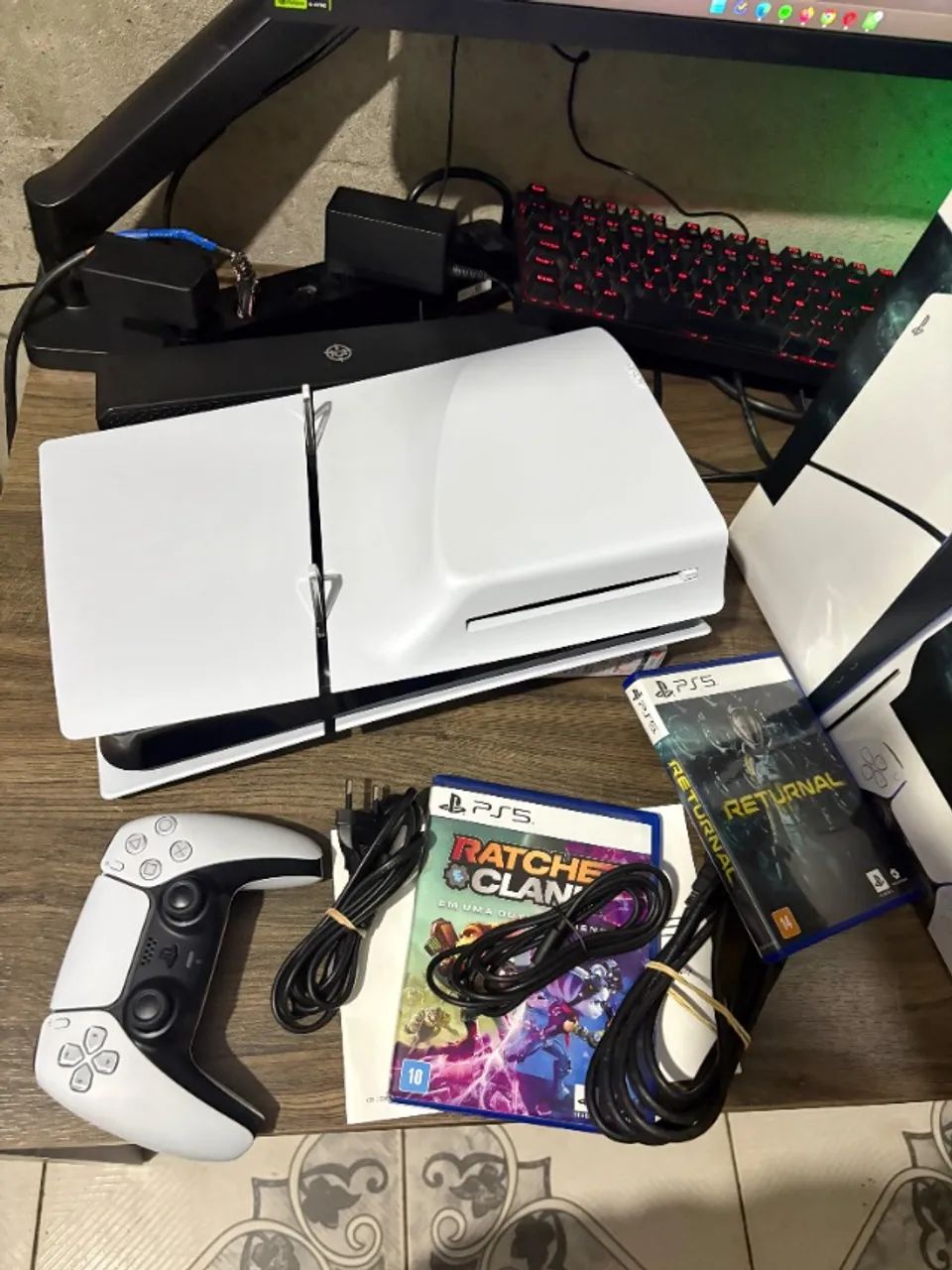 ps5 slim com leitor completo - Foto 2