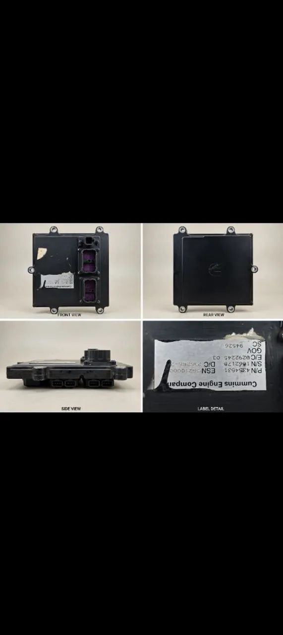 ECU ECM módulo motor  Cummins escavadeira original Hyundai R220 - Foto 4