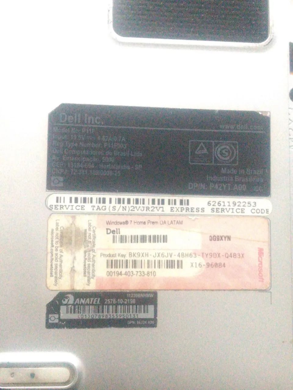 Placa Dell p11f003 p11f core i5  - Foto 2