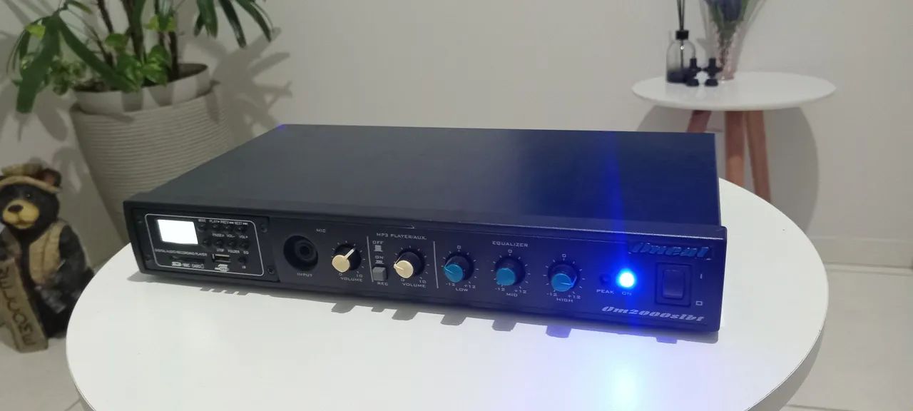 Amplificador Multiuso ONeal 0m2000slbt c entrada microfone, Bluetooth, MP3/WMA e rádio FM. - Foto 5