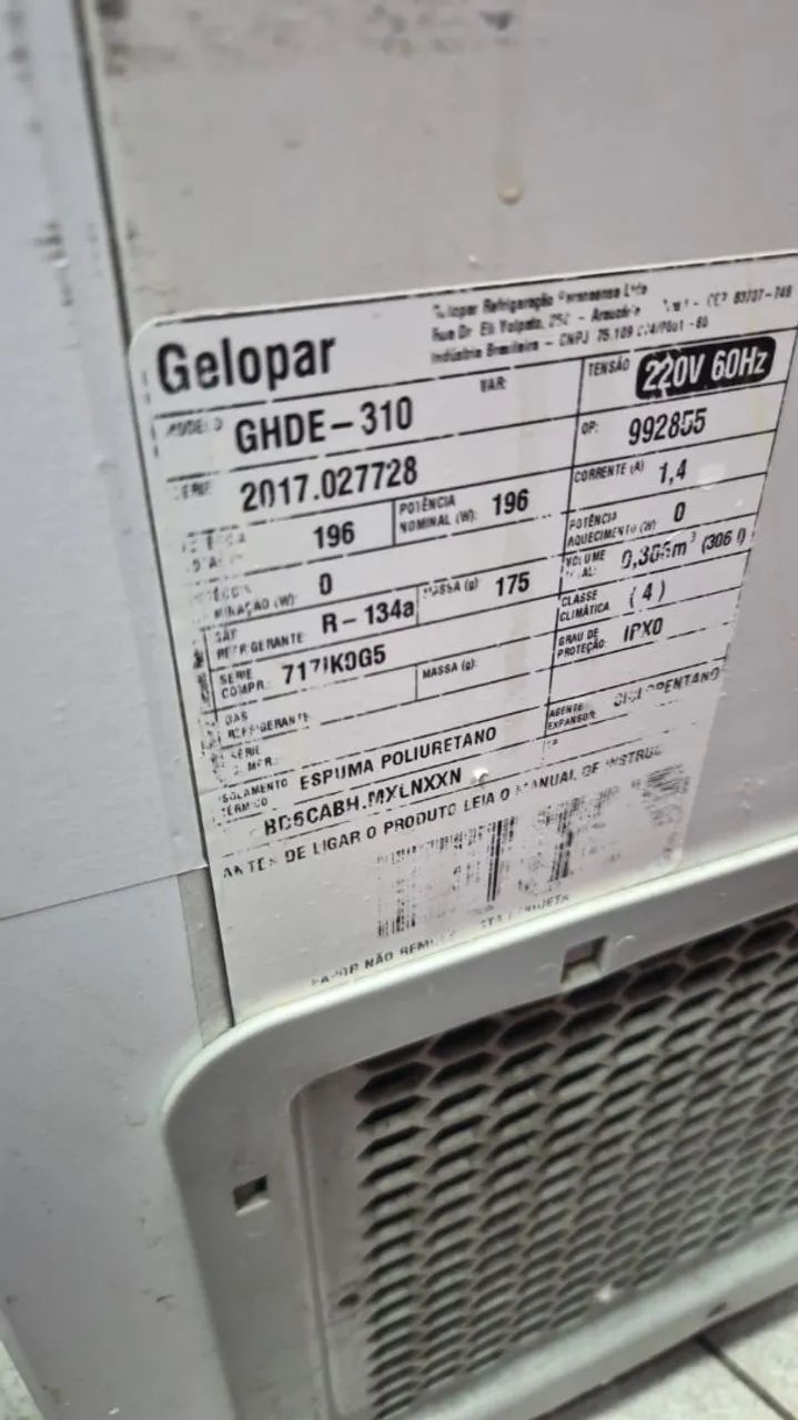 Freezer horizontal com tampas de vidro 220v - Foto 4
