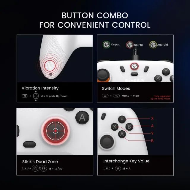 Controlador sem fio GameSir Nova Lite 2.4g para PC com Windows, iPhone, Android, Switch e  - Foto 5