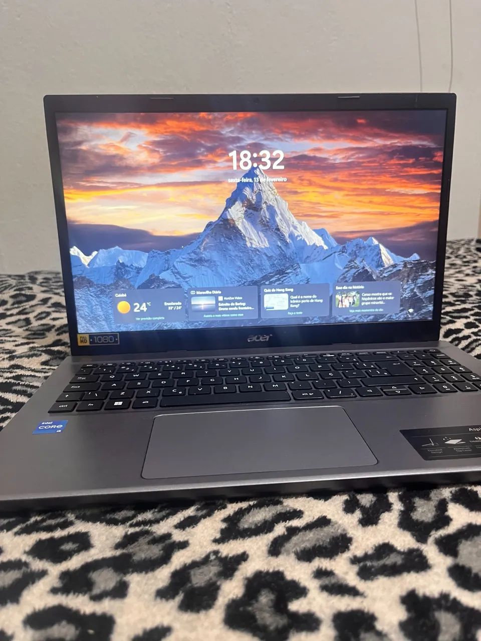 Notebook Acer i5 8GB RAM 256GN