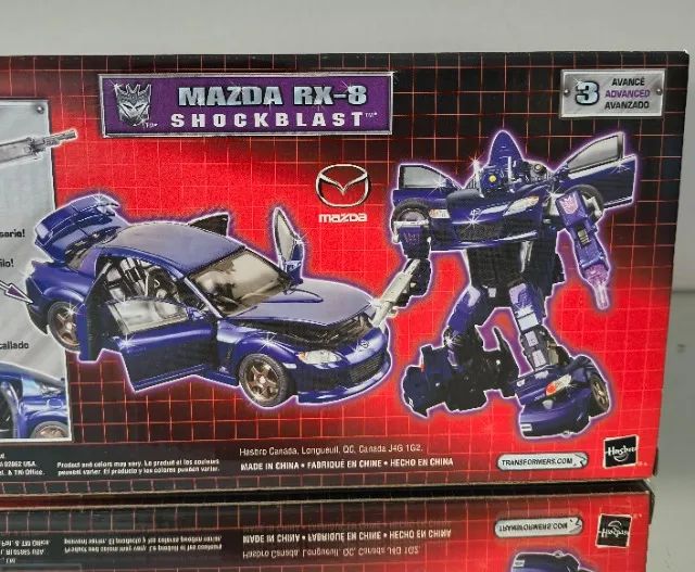 Figure Transformers Alternators Decepticon Shockblast Mazda RX-8