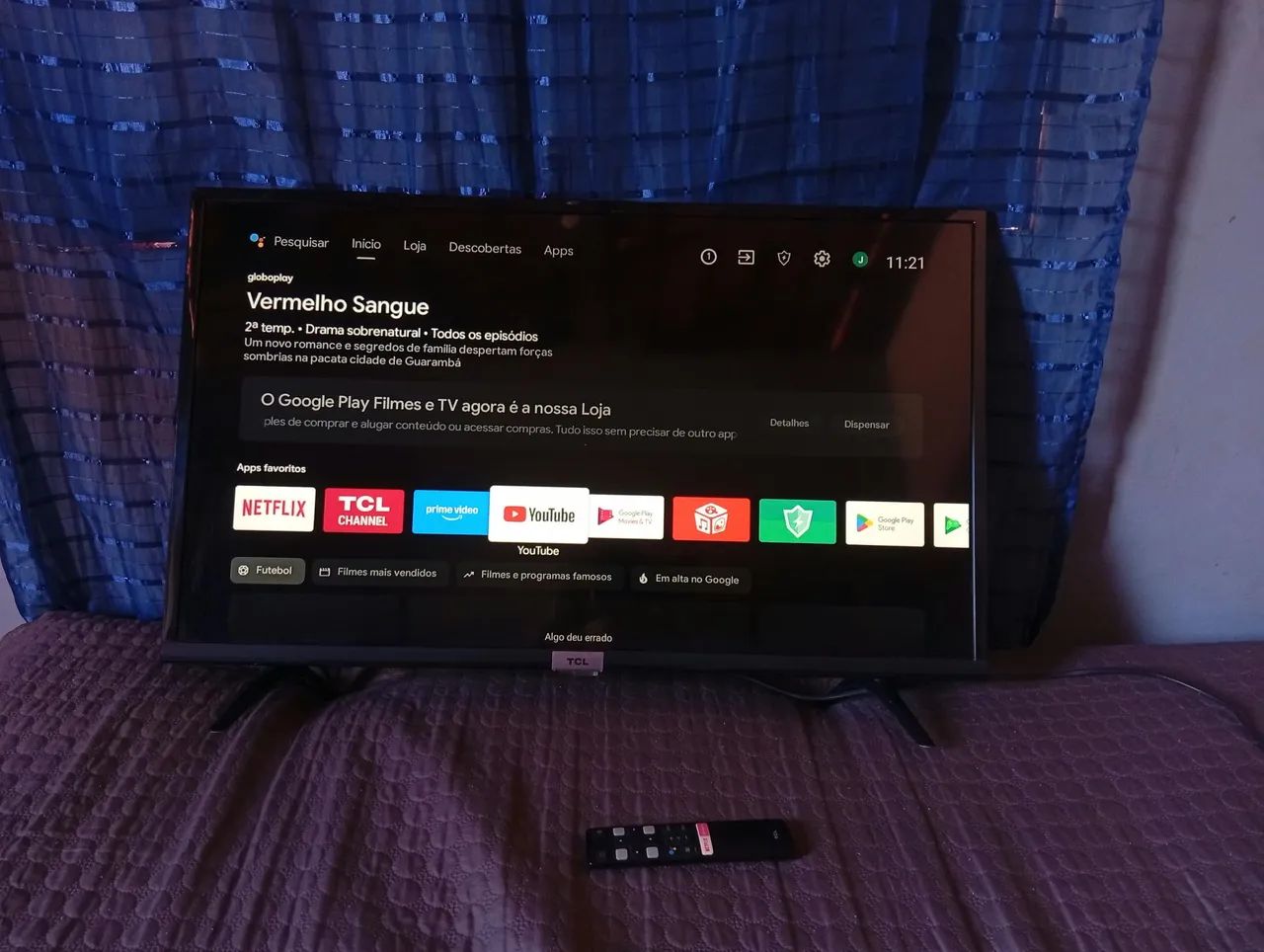 Smart tv tcl android 32 polegadas 