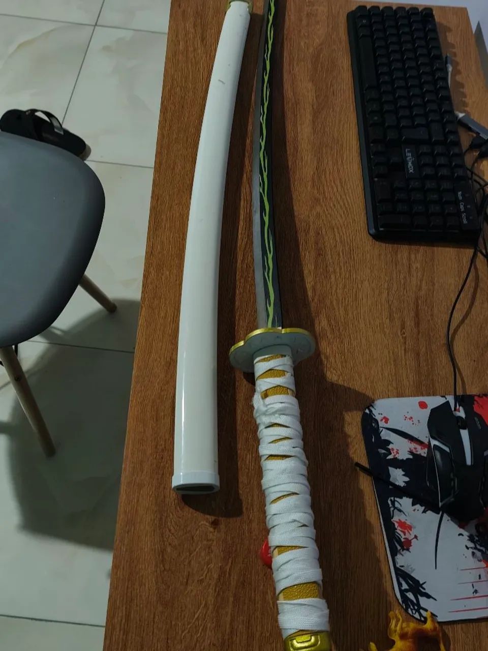 Espada Katana de Aço Cosplay - Foto 2