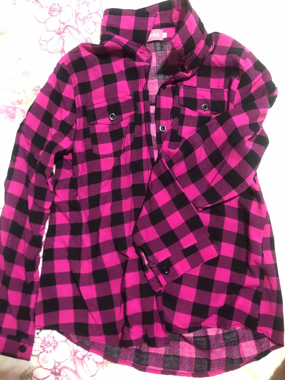 Camisa feminina xadrez  - Foto 2