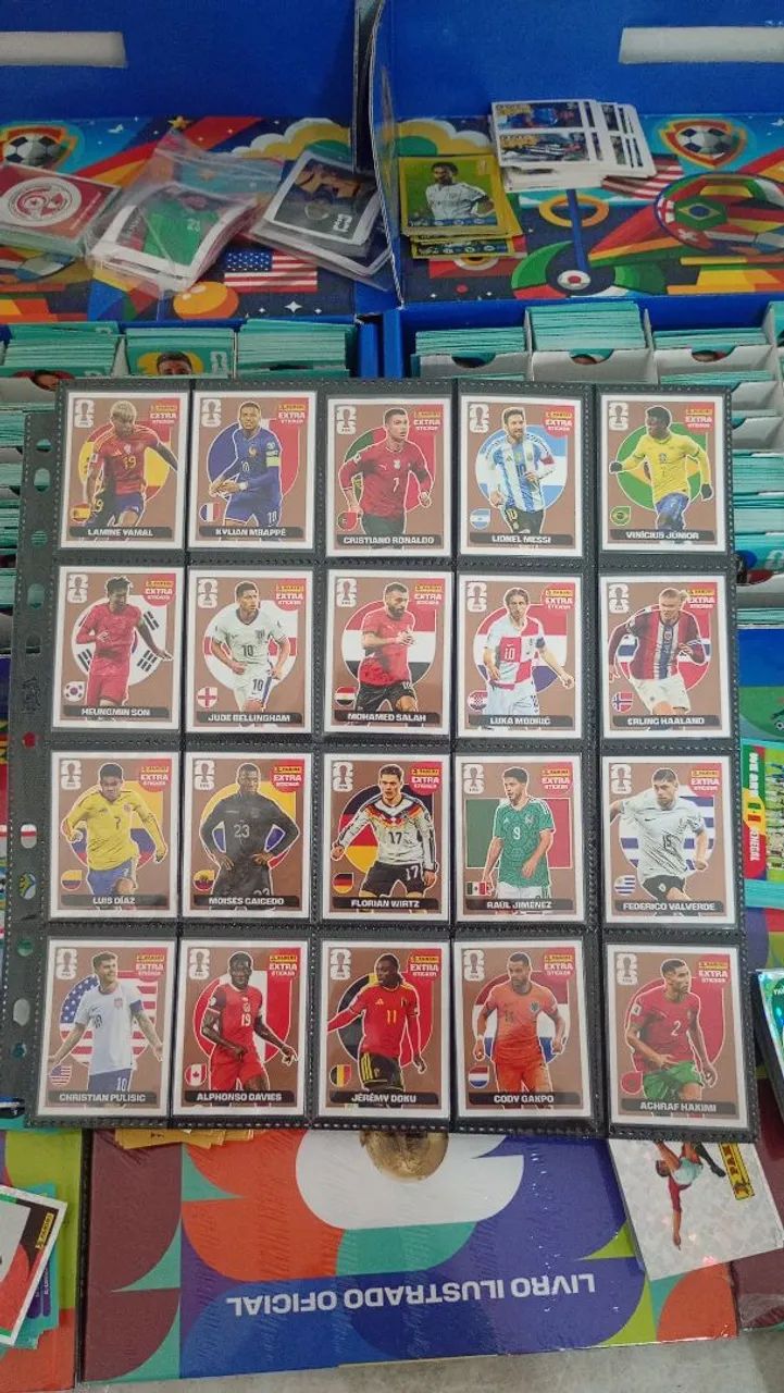 Figurinhas legend bronze copa do mundo 2026