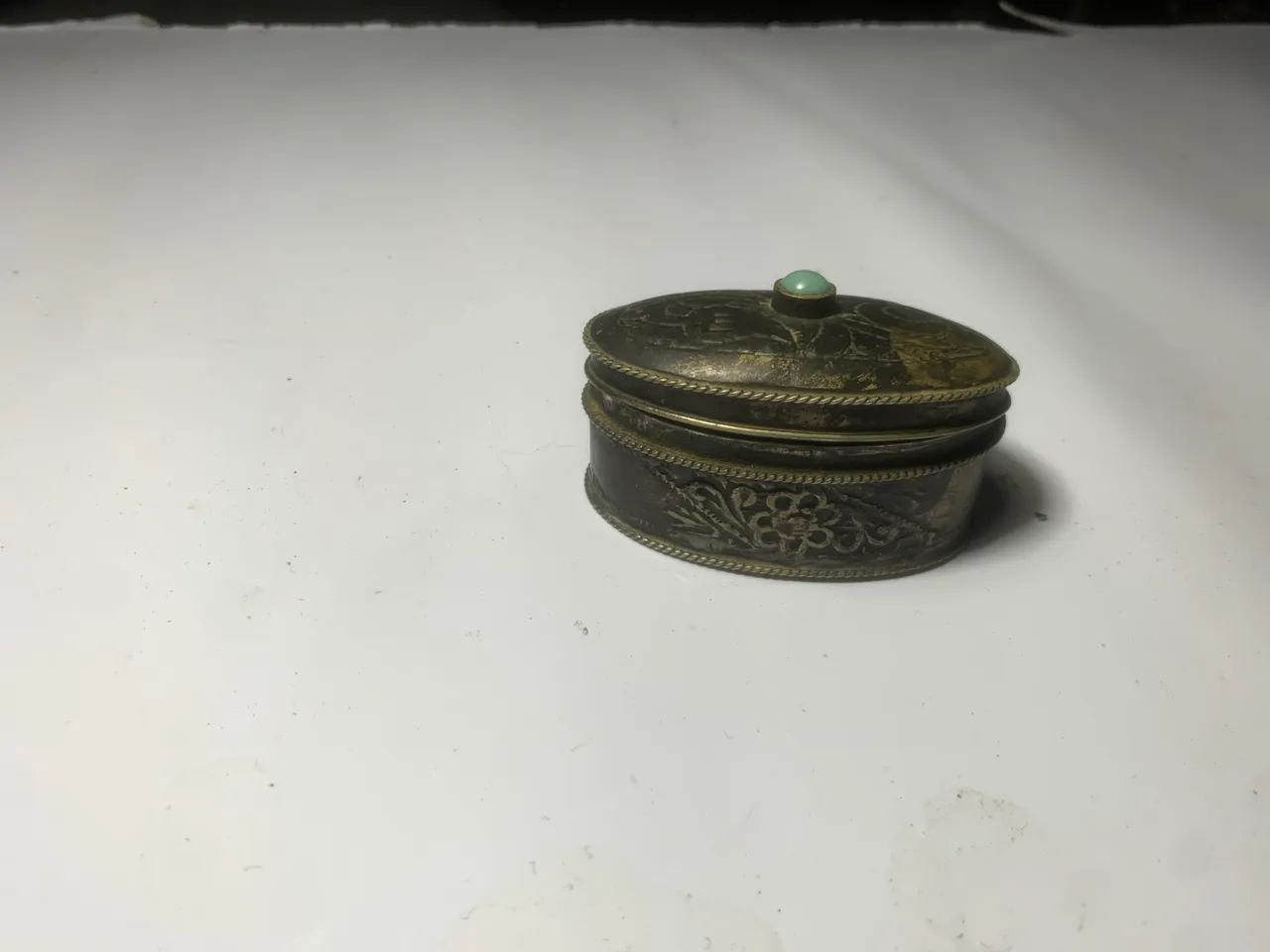caixa de noz de betel (betel nut box) antiga - Foto 5