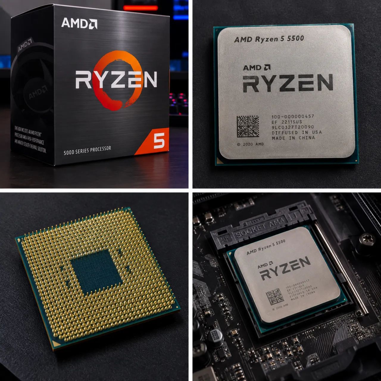 Processador ryzen 5 5500 - Foto 2