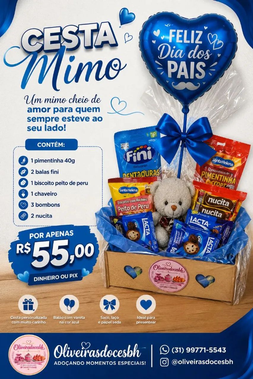 Cesta dia dos Pais