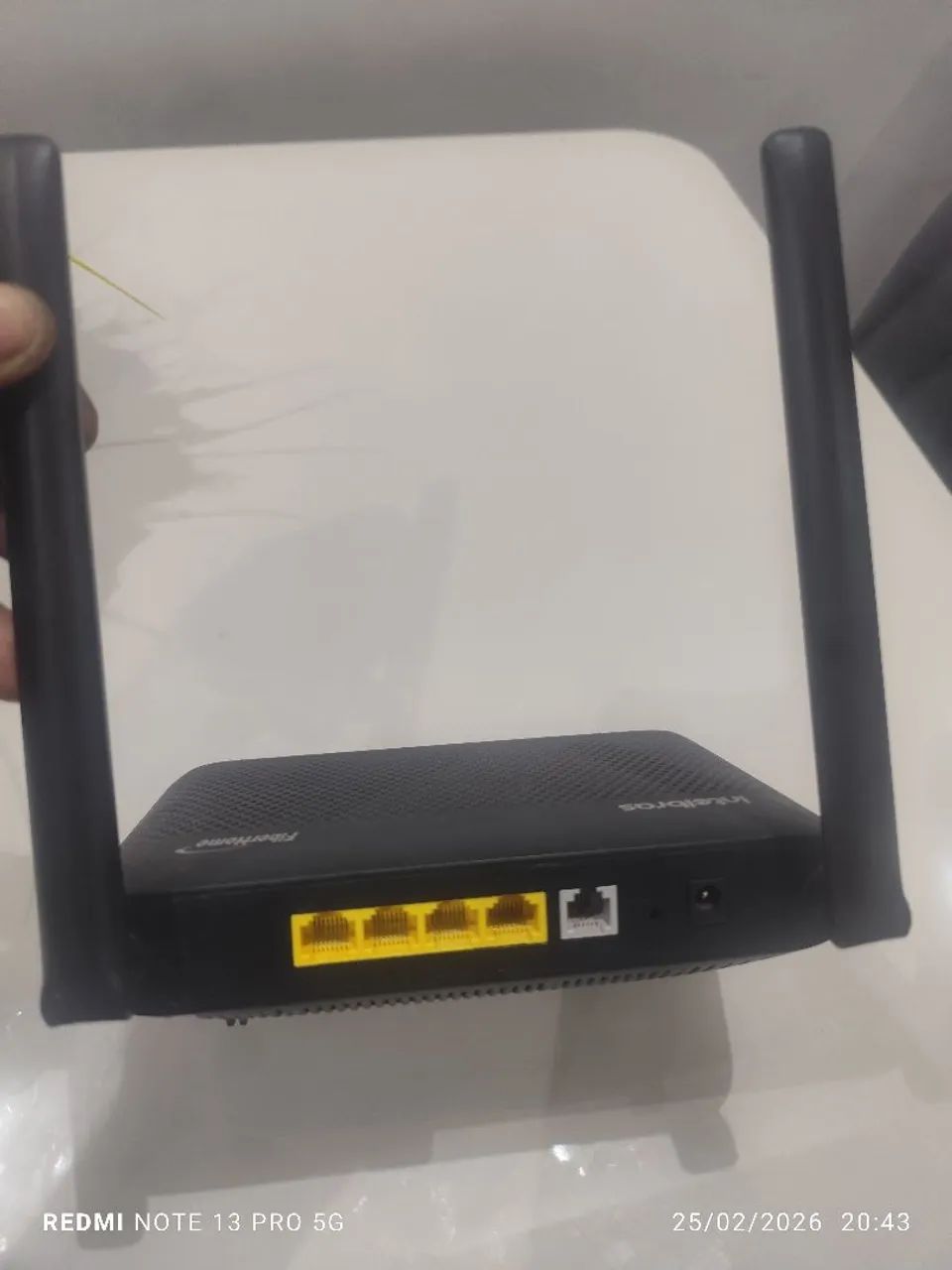 Modem Intelbras HG614F3 GPON 4 Portas Fiberhome  - Foto 2