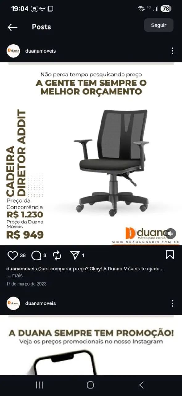 Cadeira Diretor - Foto 5
