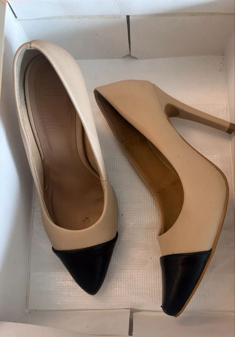 Scarpan Elegante da Marca Lu Brand Bicolor  - Foto 2