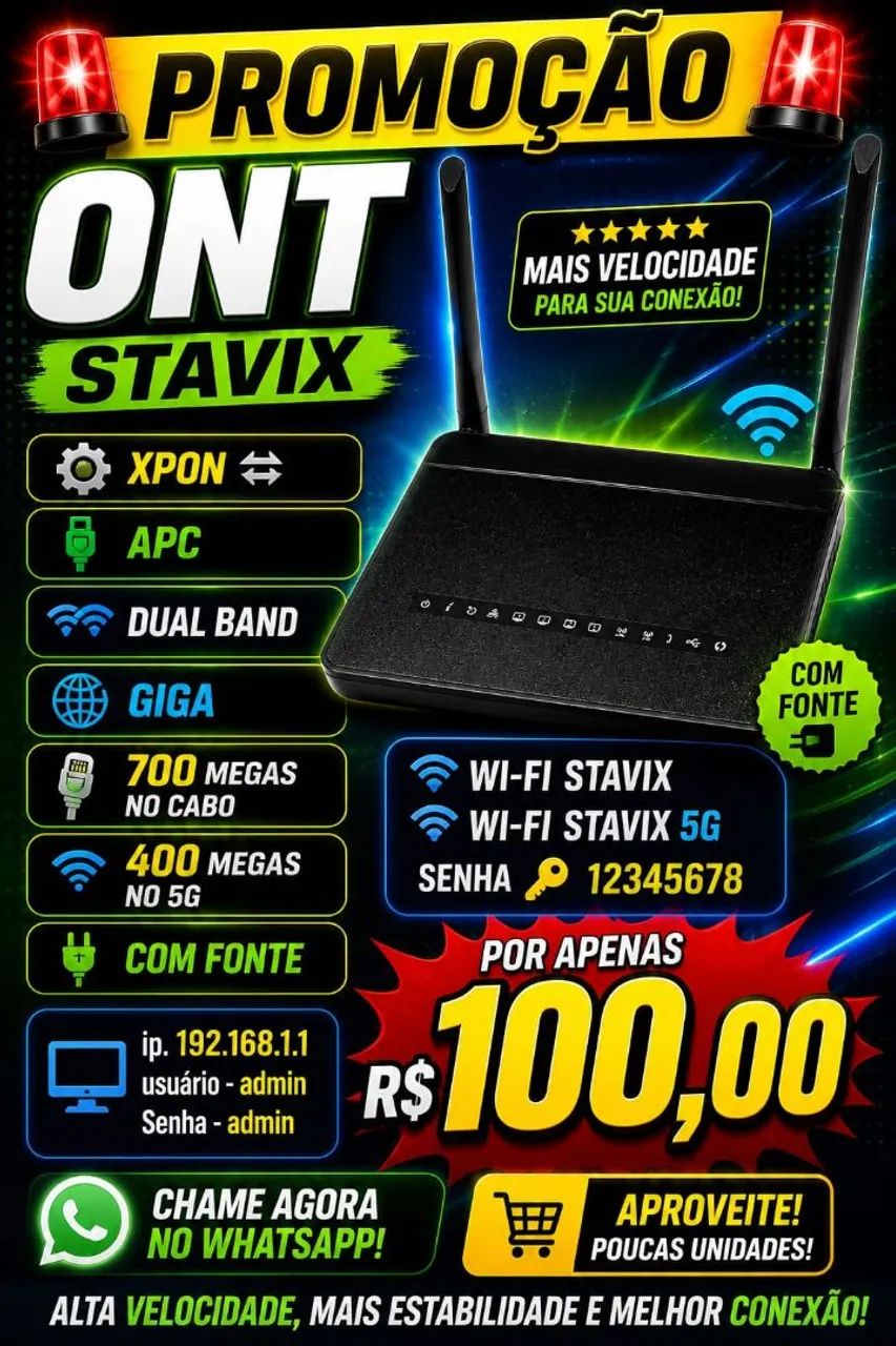 ONT STAVIX  XPON  APC 