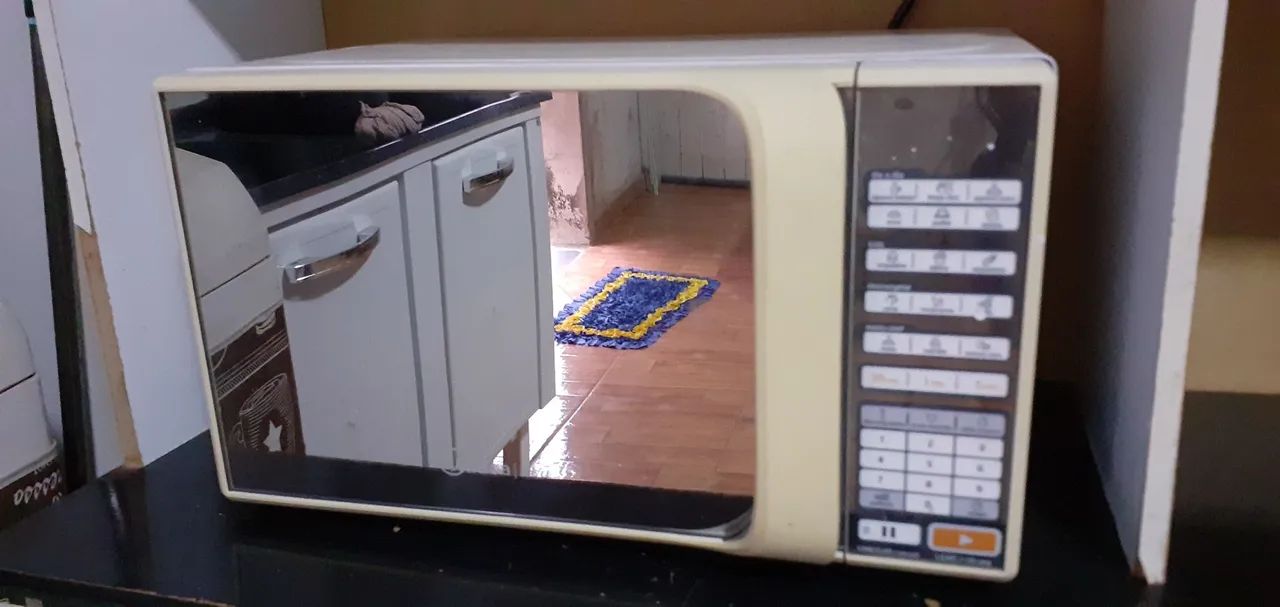 Microondas com defeito