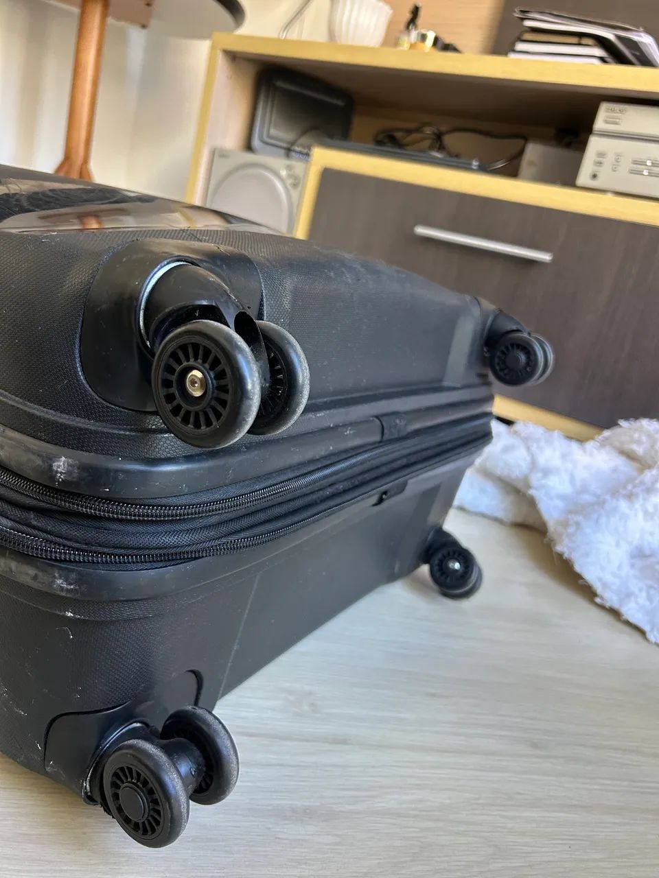 MALA DE VIAGEM SAMSONITE SPIN AIR 55 SPN EXP preta - Foto 5