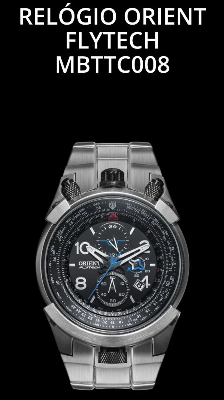 Relógio Orient flay teck Titanium.