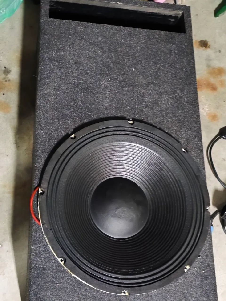 Woofer Inor batastka 15 polegadas 1300 RMS 1ohns troco por bateria slim pra som  - Foto 3