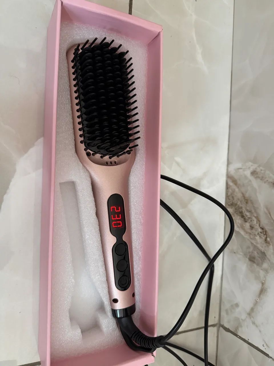 Escova alisadora de cabelo Megawise - Foto 3