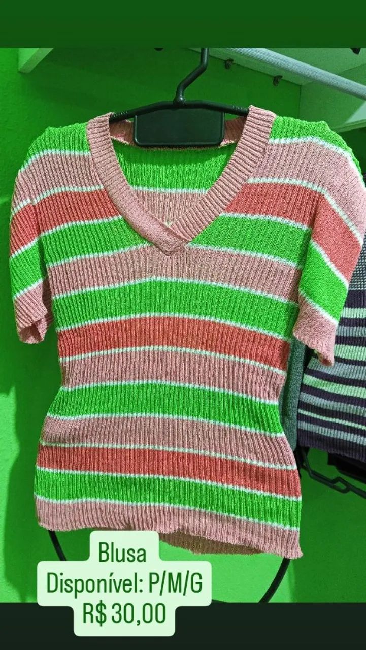 Blusas femininas no tricô  - Foto 2