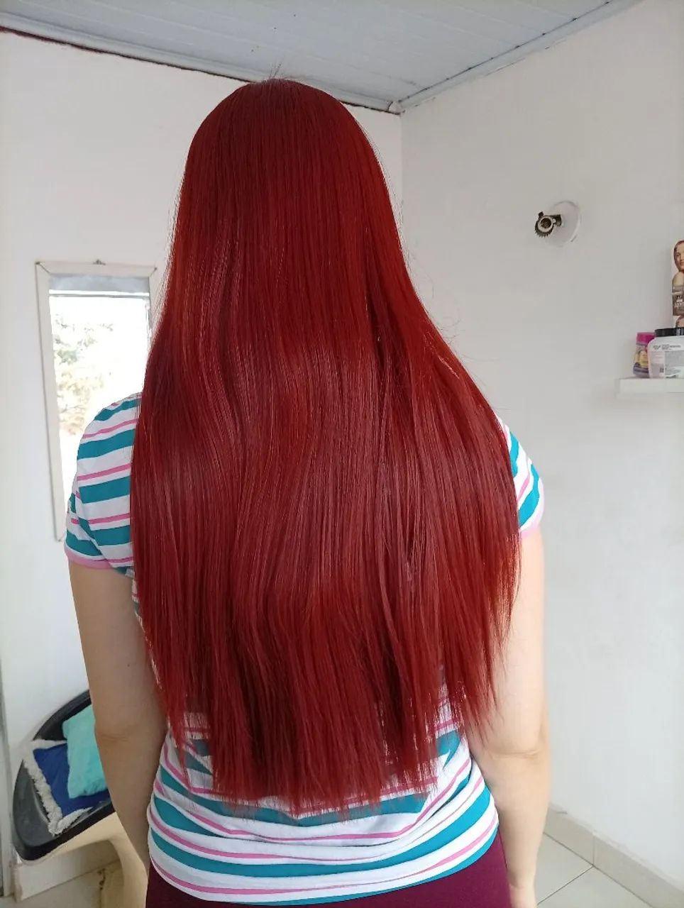 Peruca Lace Ruiva Longa PAGAMENTO A VISTA 