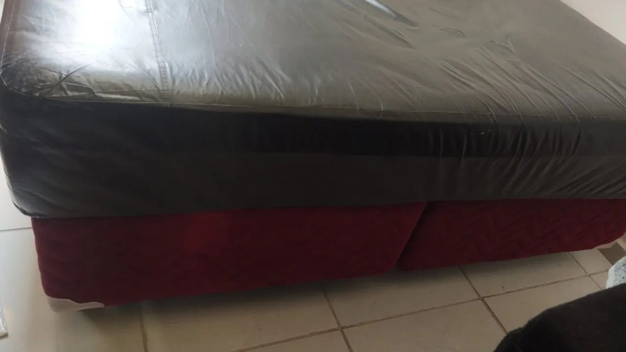 Cama box + colchão Queen  - Foto 2