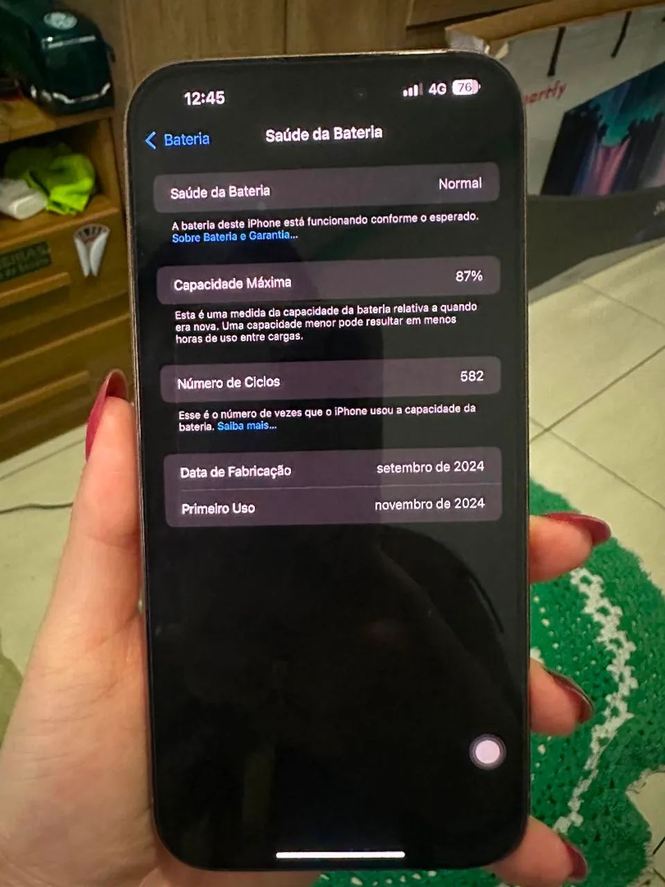 Iphone 16 Pro Max semi novo - Foto 3