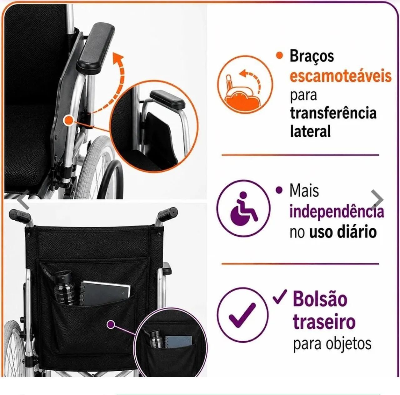 Cadeira de Rodas - Foto 2