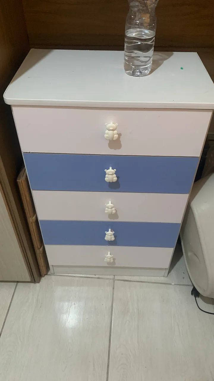 Guarda roupa e cômoda de  bebê menino  - Foto 5