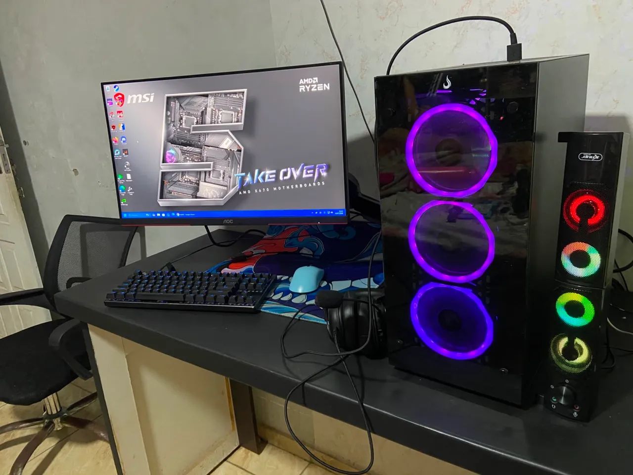 Pc gamer completo Ryzen 7 5700x