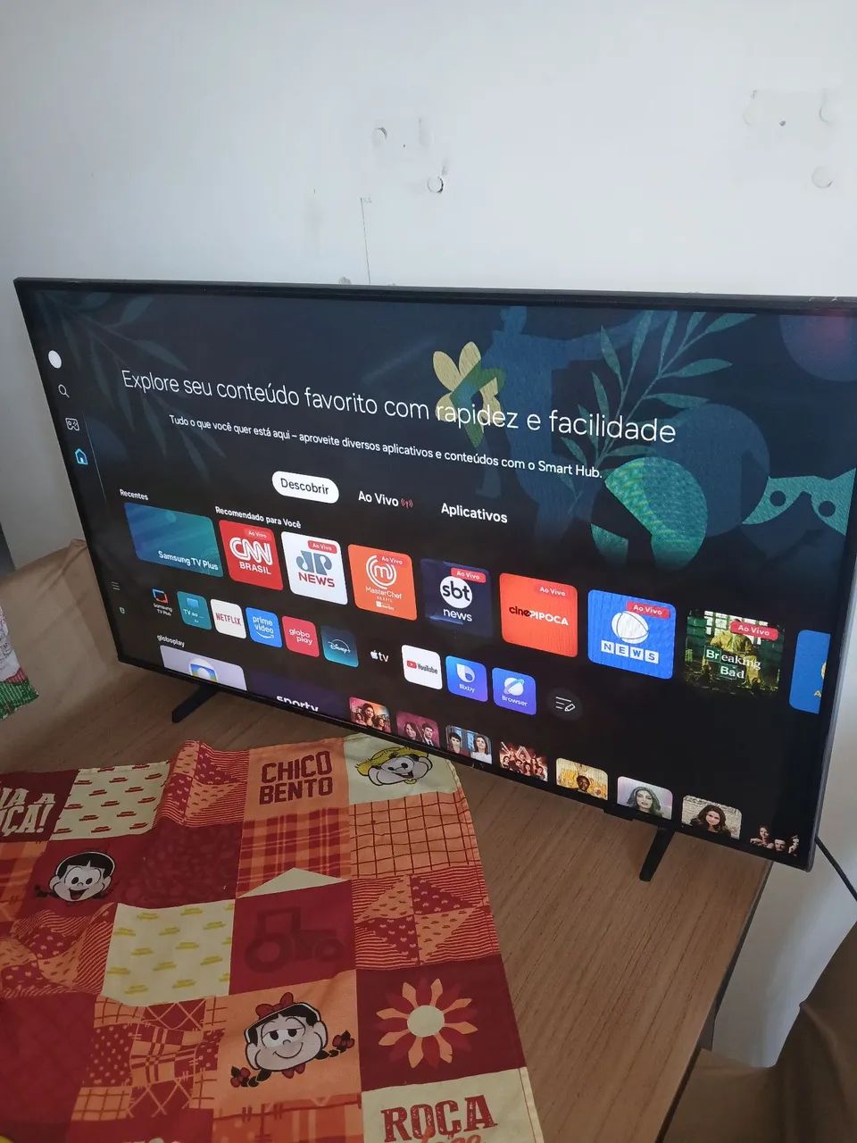 vendo TV 43 polegada smart 3 meses de uso