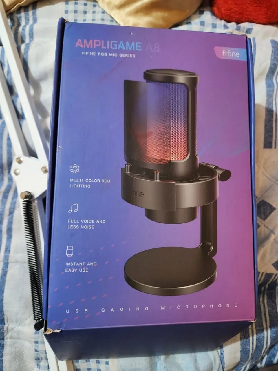 Microfone USB FIFINE de Mesa + Braco articulado ajustavel 65724023643009121