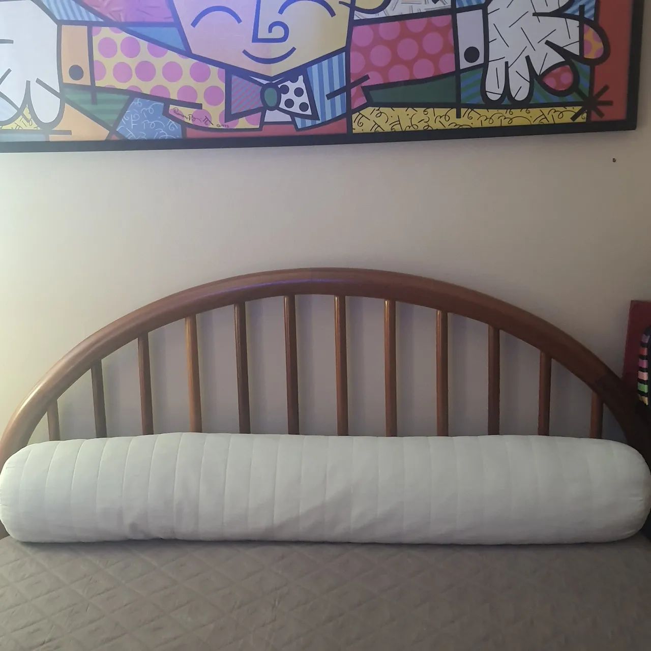 Cama casal Mogno semi nova - Foto 2