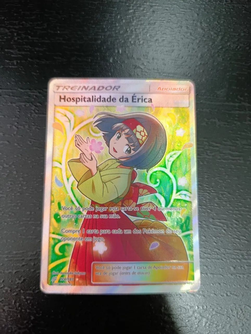 Carta pokemon Hospitalidade da Érica 